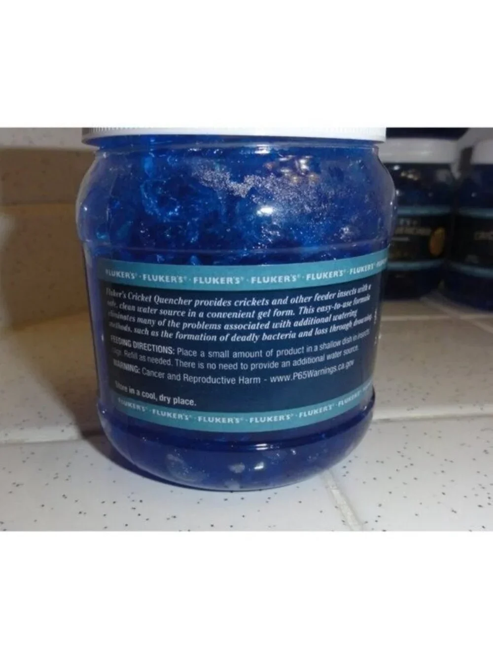 Fluker's Cricket Quencher Original Formula Lot of Five & 1/3 Full 8 oz container